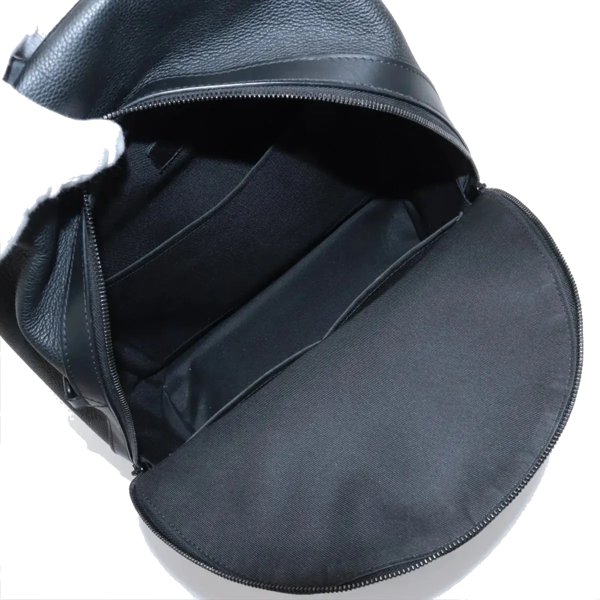 Pre-Loved Takeoff Backpack Leather with Black Hardware, Black