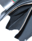 Pre-Loved Web Bucket Bag Bucket Bag Leather with Gold Hardware, Black