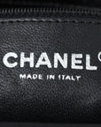 Pre-Loved Timeless Clutch Quilted Leather with Silver Hardware, Black