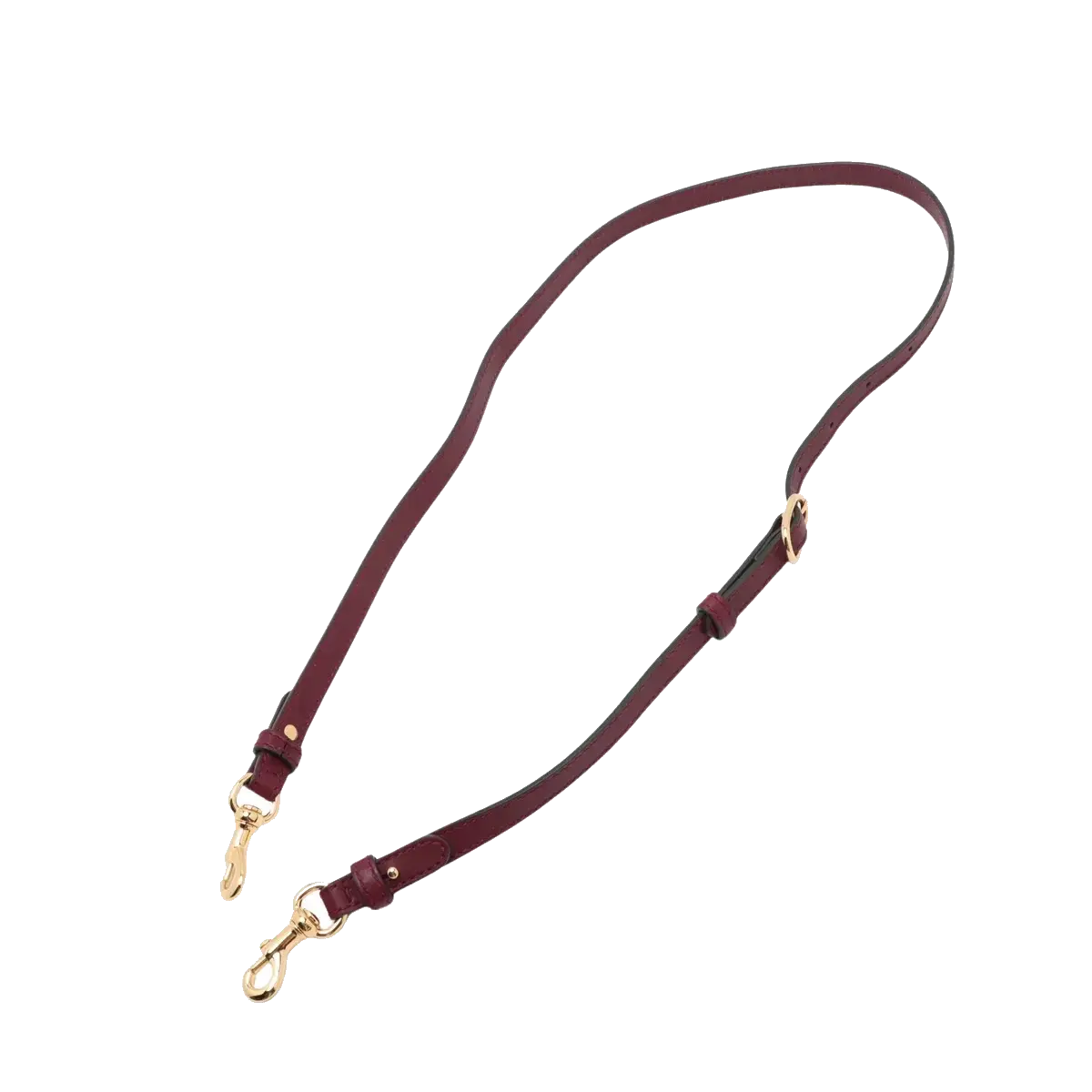 Pre-Loved Blondie Shoulder Bag Leather Mini with Gold Hardware, Burgundy