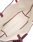 Pre-Loved Saint Louis Tote Goyardine Coated Canvas GM with Silver Hardware, Burgundy