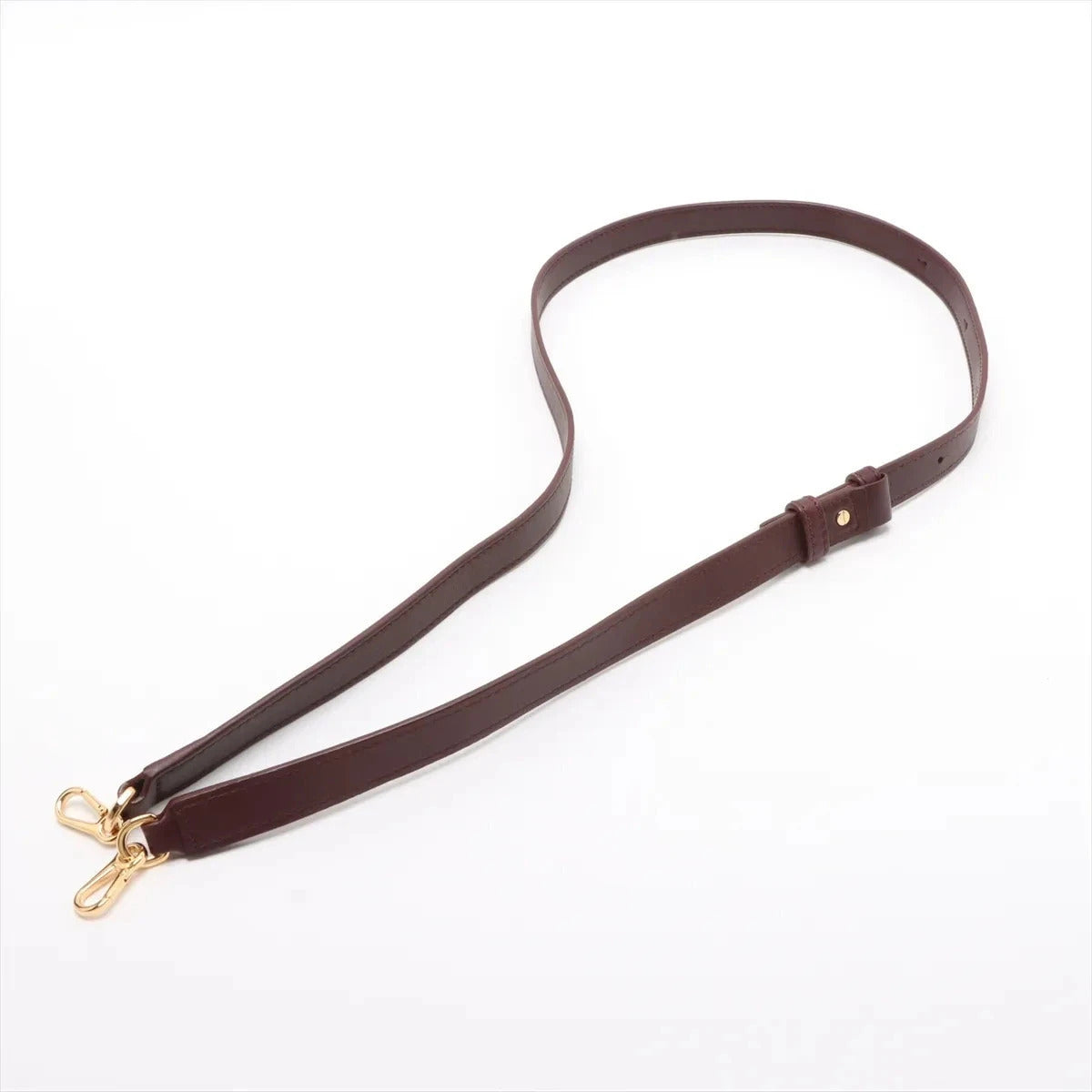 Pre-Loved Pebble Bucket Bag Bucket Bag Leather Mini with Gold Hardware, Burgundy