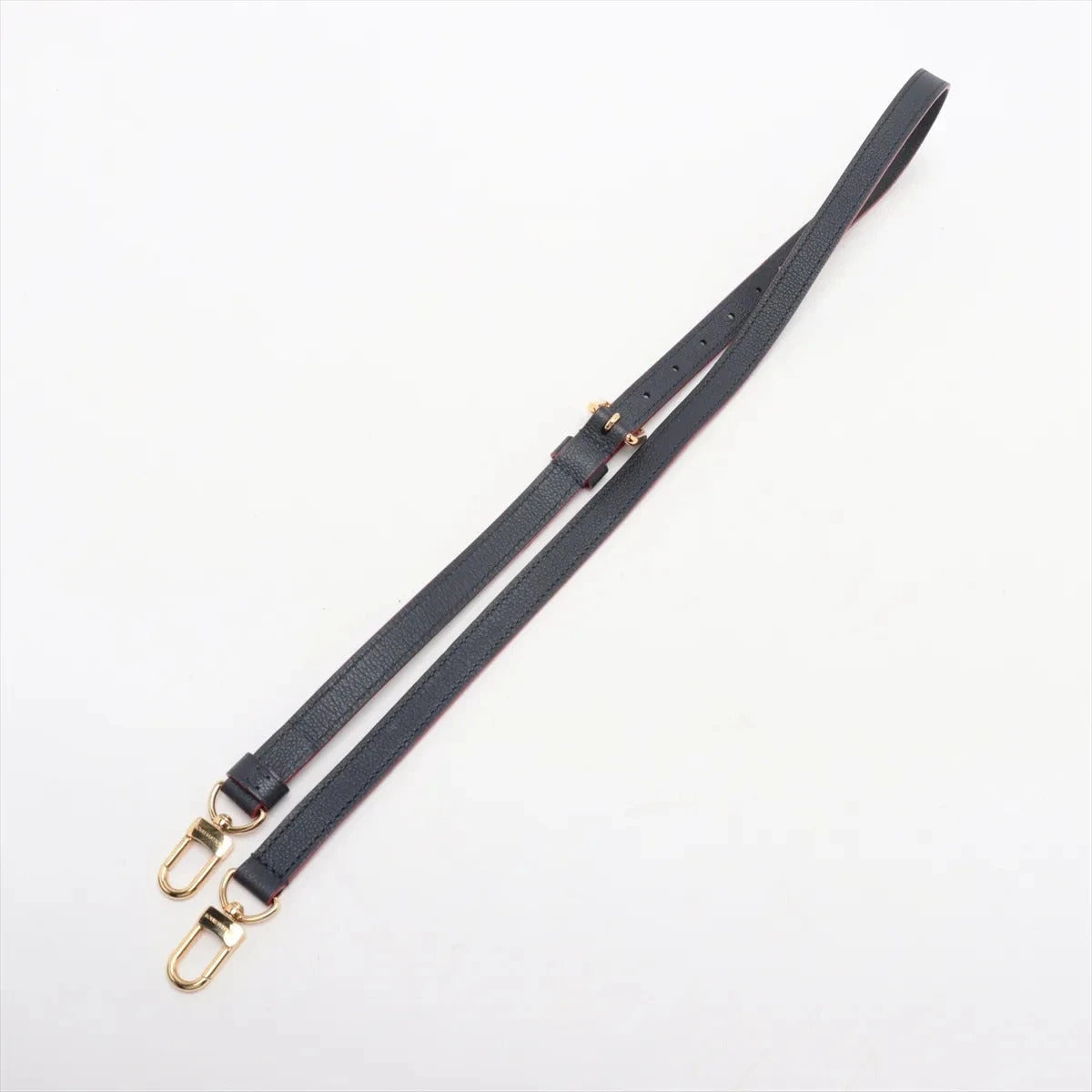 Pre-Loved Pochette Métis Crossbody Bag Monogram Leather with Gold Hardware, Navy Blue