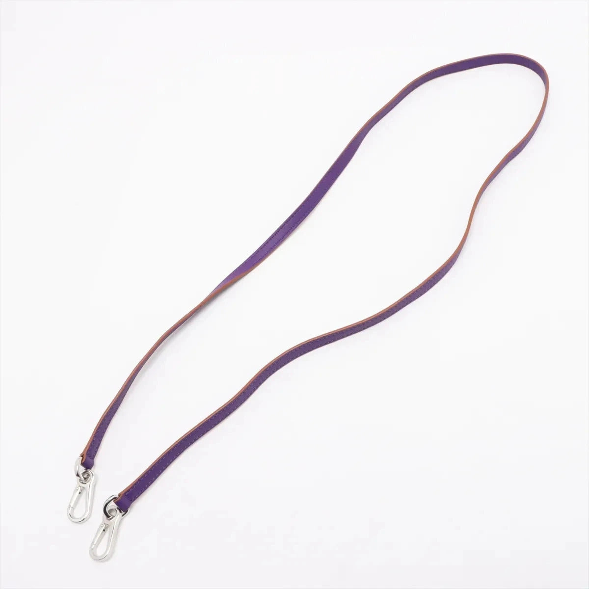 Pre-Loved Puzzle Crossbody Bag Leather Mini with Silver Hardware, Purple