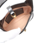 Pre-Loved Jackie 1961 Shoulder Bag Leather Mini with Gold Hardware, Black