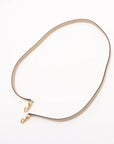 Pre-Loved Bamboo Handbag Leather with Gold Hardware, Beige