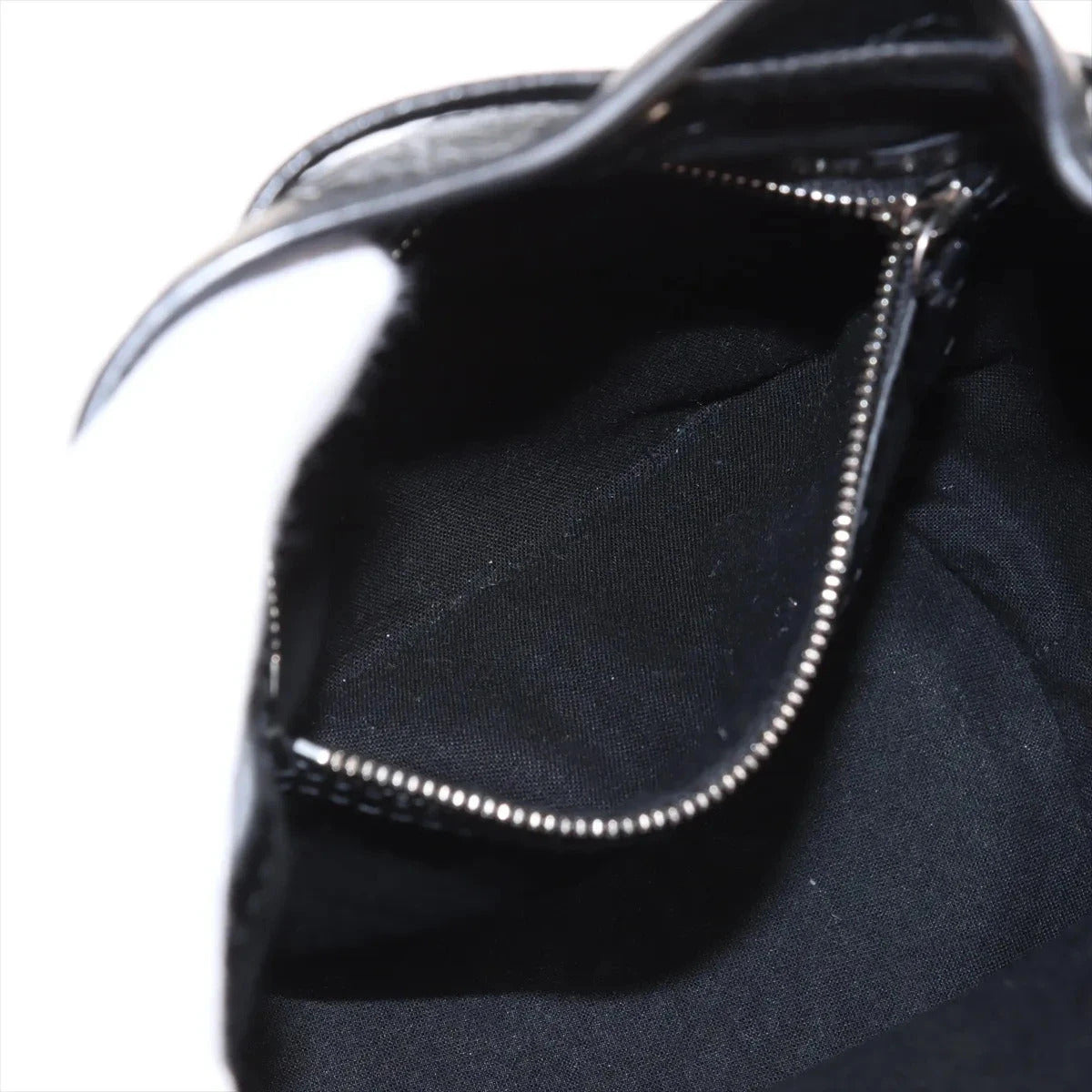 Pre-Loved Le Cagole Bucket Bucket Bag Leather XS with Aged Silver Hardware, Black