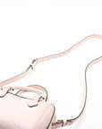 Pre-Loved Boston Bag Handbag Guccissima Leather Mini with Gold Hardware, Light Pink