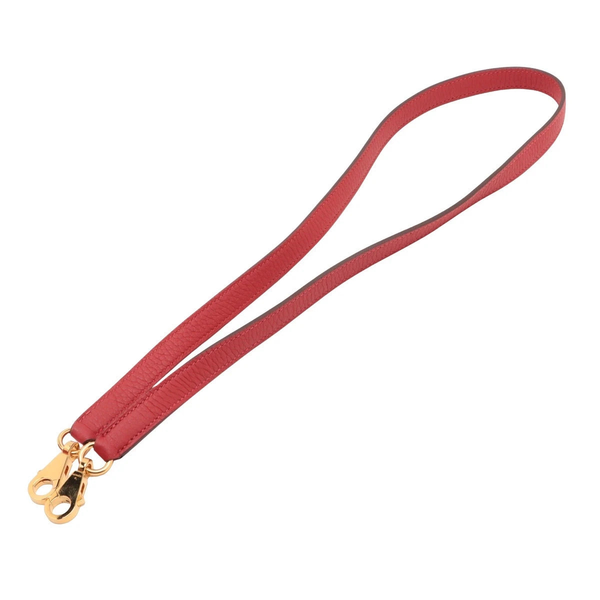 Pre-Loved Kelly Retourne Handbag Leather 32 with Gold Hardware, Red