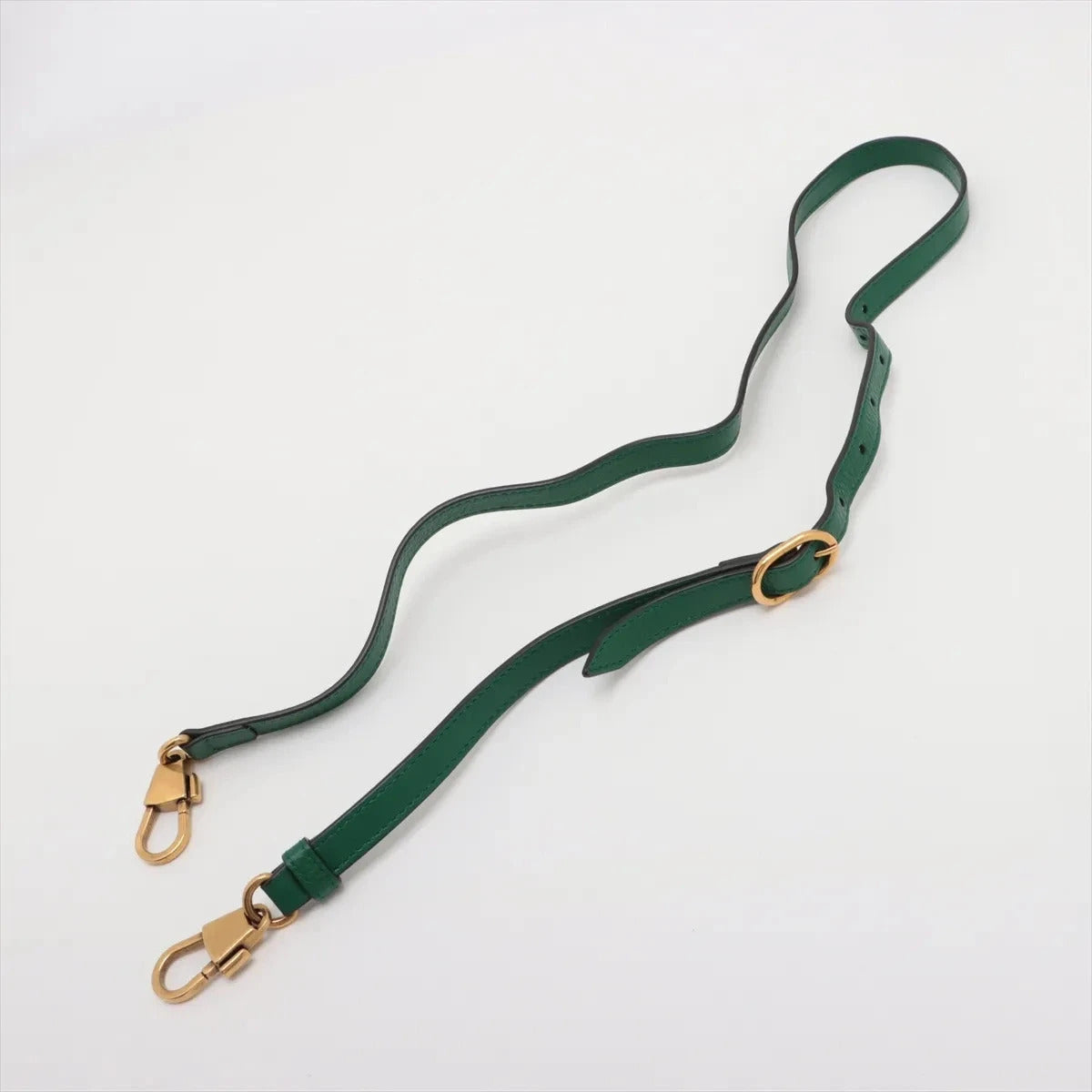 Pre-Loved Diana Bamboo Tote Leather Mini with Gold Hardware, Green