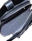 Pre-Loved Pont Neuf Handbag Leather GM with Silver Hardware, Black