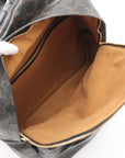 Pre-Loved Triomphe Backpack Triomphe Coated Canvas with Gold Hardware, Brown