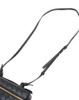 Pre-Loved Intrecciato Camera Bag Crossbody Bag Intrecciato Leather Small with Gold Hardware, Black