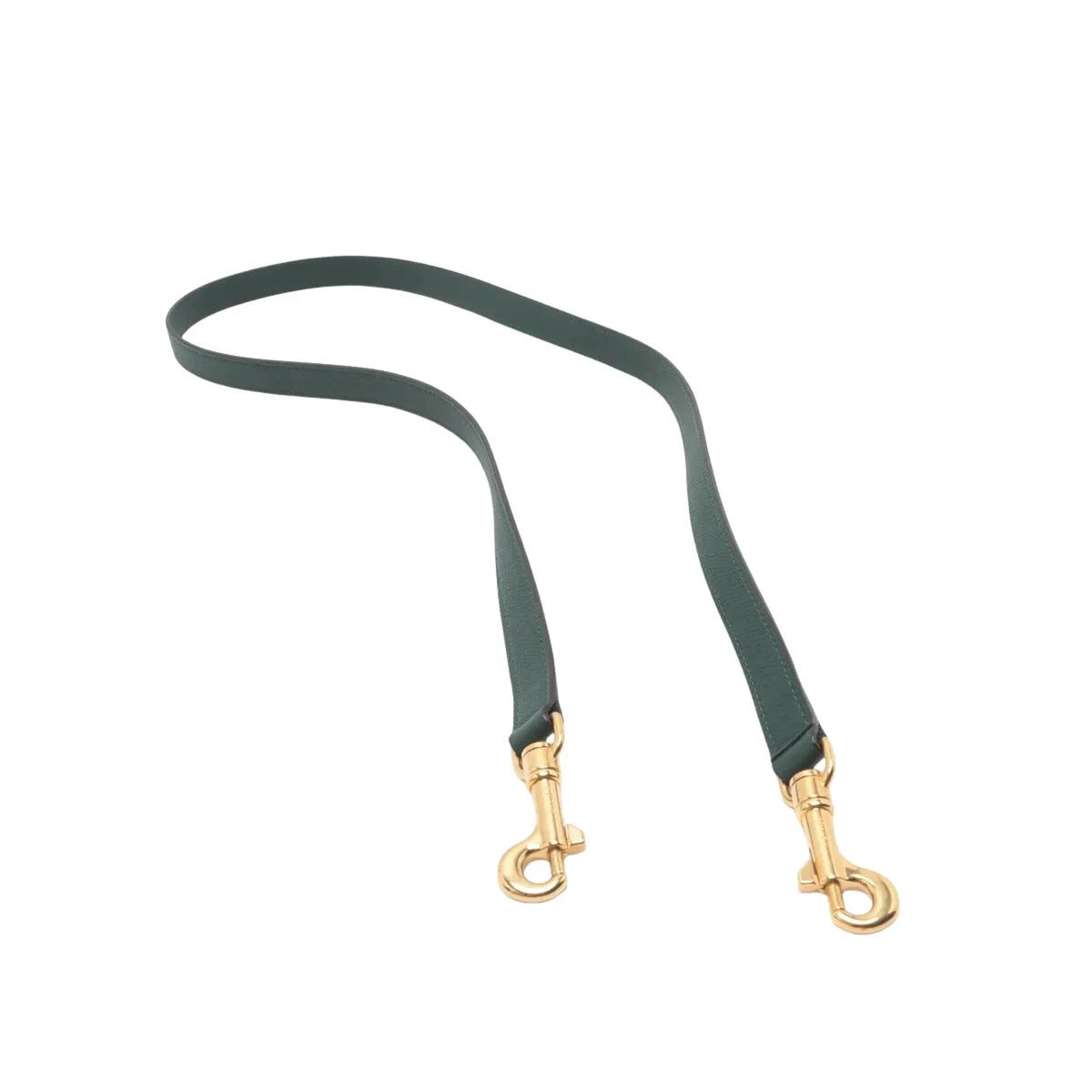 Pre-Loved Belt Bag Handbag Leather Micro with Gold Hardware, Green