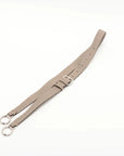 Pre-Loved Peekaboo Handbag Leather Regular with Silver Hardware, Taupe