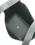 Pre-Loved Picotin Cargo Handbag Leather 18 with Palladium Hardware, Green