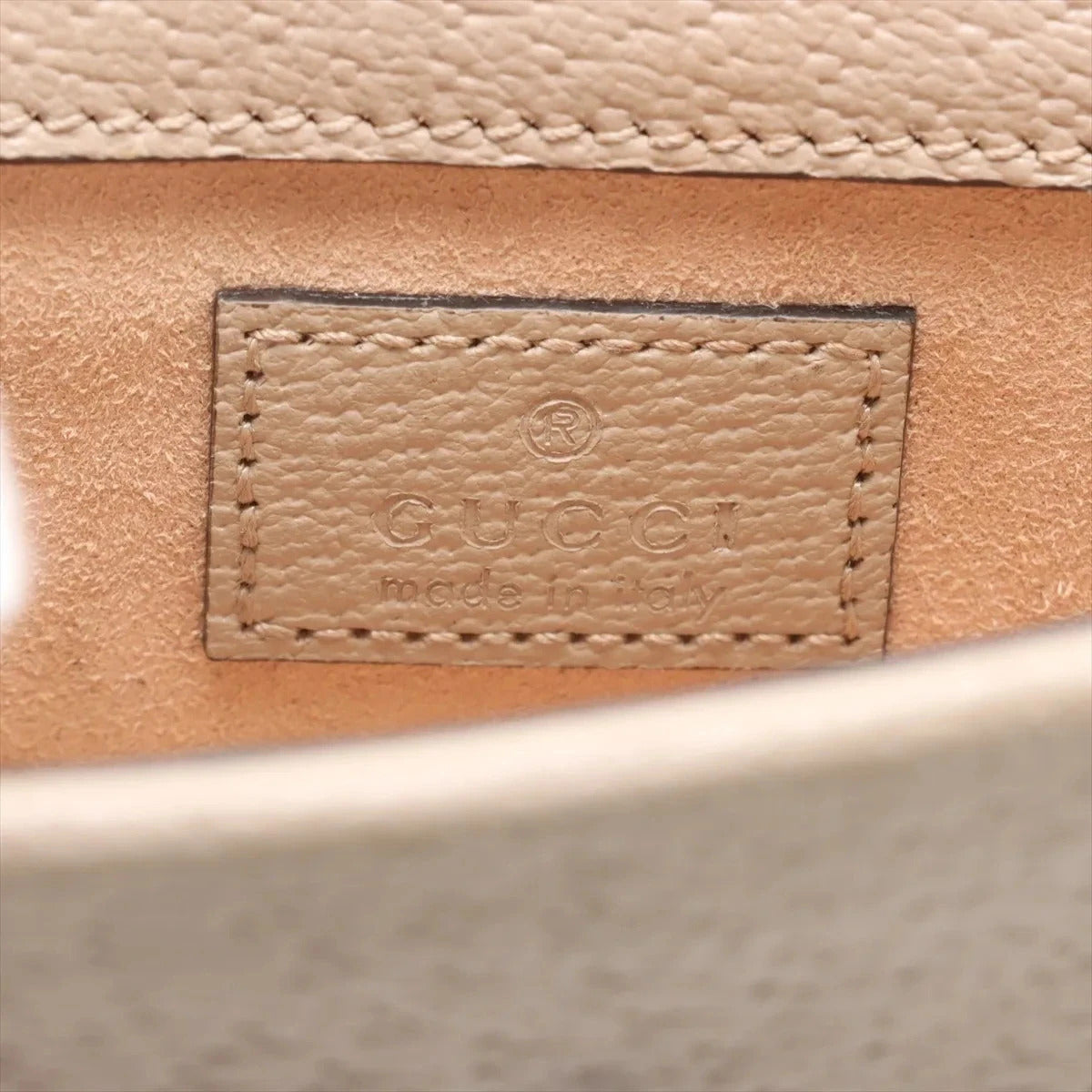 Pre-Loved Dionysus Crossbody Bag Monogram Coated Canvas Super Mini with Silver Hardware, Beige