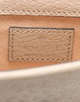 Pre-Loved Dionysus Crossbody Bag Monogram Coated Canvas Super Mini with Silver Hardware, Beige