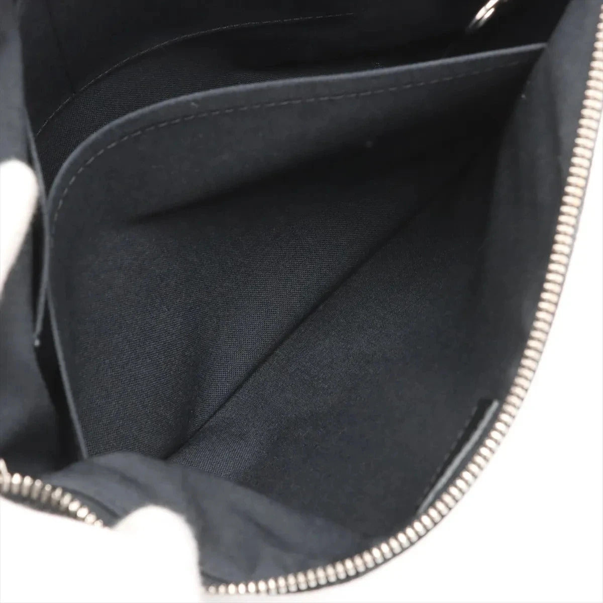 Pre-Loved Mick Crossbody Bag Damier Coated Canvas PM with Silver Hardware, Black / Graphite