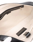 Pre-Loved GG Embossed Briefcase Leather with Silver Hardware, Black