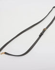 Pre-Loved Belt Bag Handbag Leather Micro with Gold Hardware, Grey