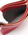 Pre-Loved Trio Crossbody Bag Leather Small with Gold Hardware, Pink