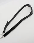 Pre-Loved Classic City Handbag Canvas Plain Mini with Silver Hardware, Black