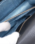 Pre-Loved Sylvie Bee Star Shoulder Bag Bee and Star Print Leather Small with Gold Hardware, Black