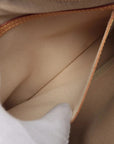 Pre-Loved Reporter PM Crossbody Bag Monogram Coated Canvas PM with Gold Hardware, Brown