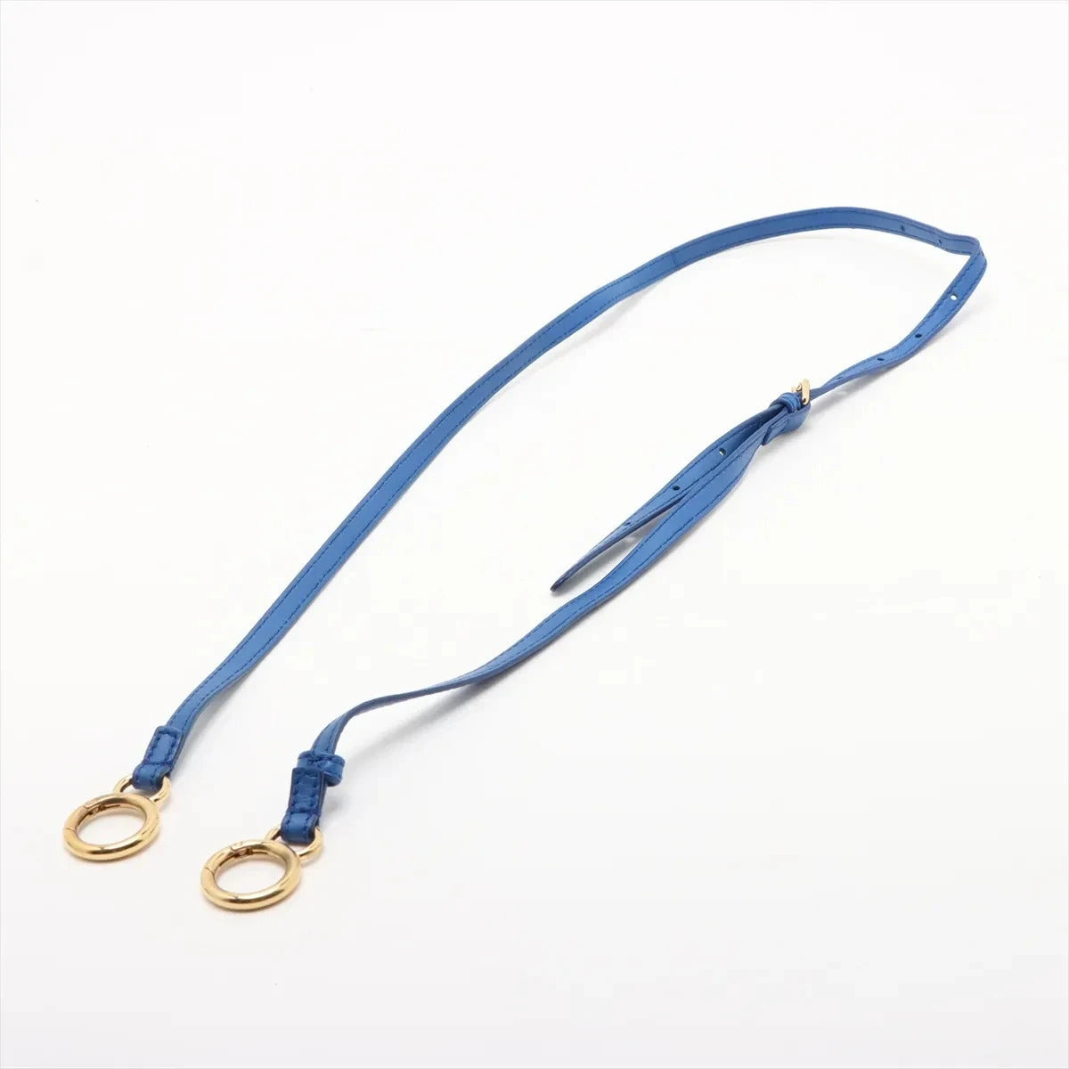 Pre-Loved Peekaboo Handbag Leather Mini with Gold Hardware, Blue