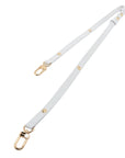 Pre-Loved Marellini (LV x Murakami) Shoulder Bag Leather with Gold Hardware, White