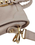 Pre-Loved Classic City Handbag Leather Small with Gold Hardware, Beige