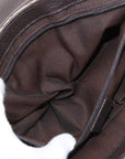 Pre-Loved GG Messenger Crossbody Bag Monogram Coated Canvas with Silver Hardware, Beige/Ebony