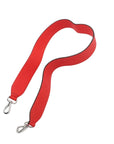 Pre-Loved Baguette Shoulder Bag Leather with Silver Hardware, Red