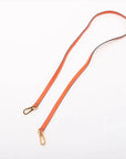 Pre-Loved Puzzle Handbag Leather Mini with Gold Hardware, Orange