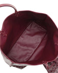 Pre-Loved Saint Louis Tote Goyardine Coated Canvas PM with Silver Hardware, Burgundy