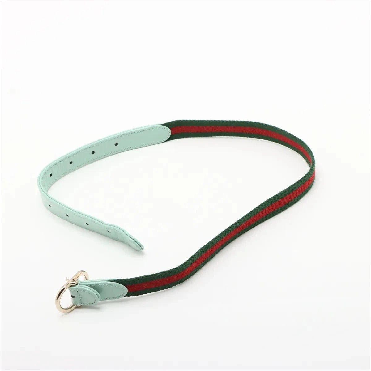 Pre-Loved Jackie Shoulder Bag Leather Small with Gold Hardware, Mint Green