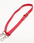 Pre-Loved Lockme II Handbag Leather with Silver Hardware, Red