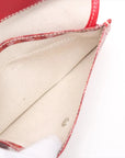Pre-Loved Saint Louis Tote Goyardine Coated Canvas PM with Silver Hardware, Red