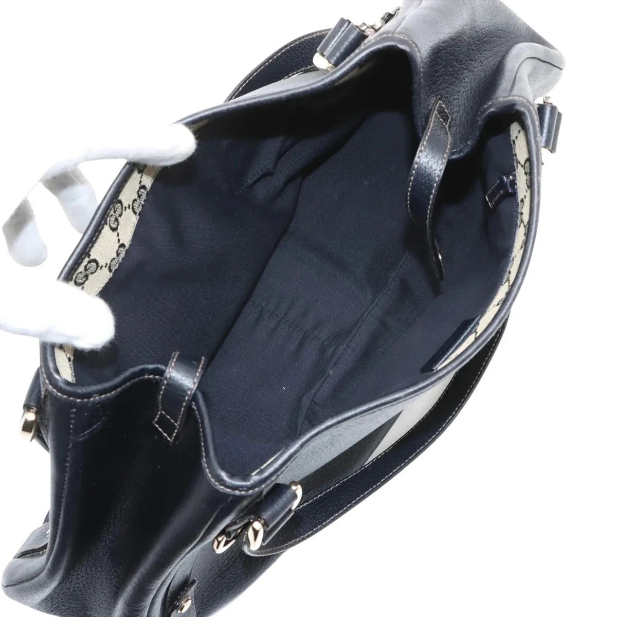 Pre-Loved Abbey D-Ring Tote Leather with Gold Hardware, Black