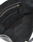 Pre-Loved Cabas Phantom Tote Leather Medium with Gold Hardware, Black