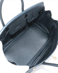 Pre-Loved Birkin Handbag Leather with Gold Hardware 30, Black