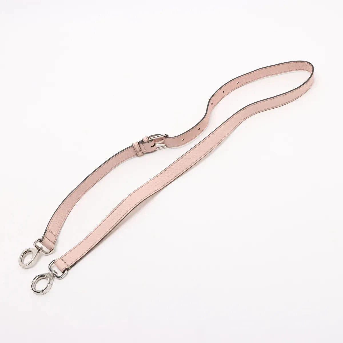 Pre-Loved Peekaboo Selleria Handbag Leather Mini with Silver Hardware, Pink