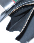 Pre-Loved Web Bucket Bag Bucket Bag Leather with Gold Hardware, Black