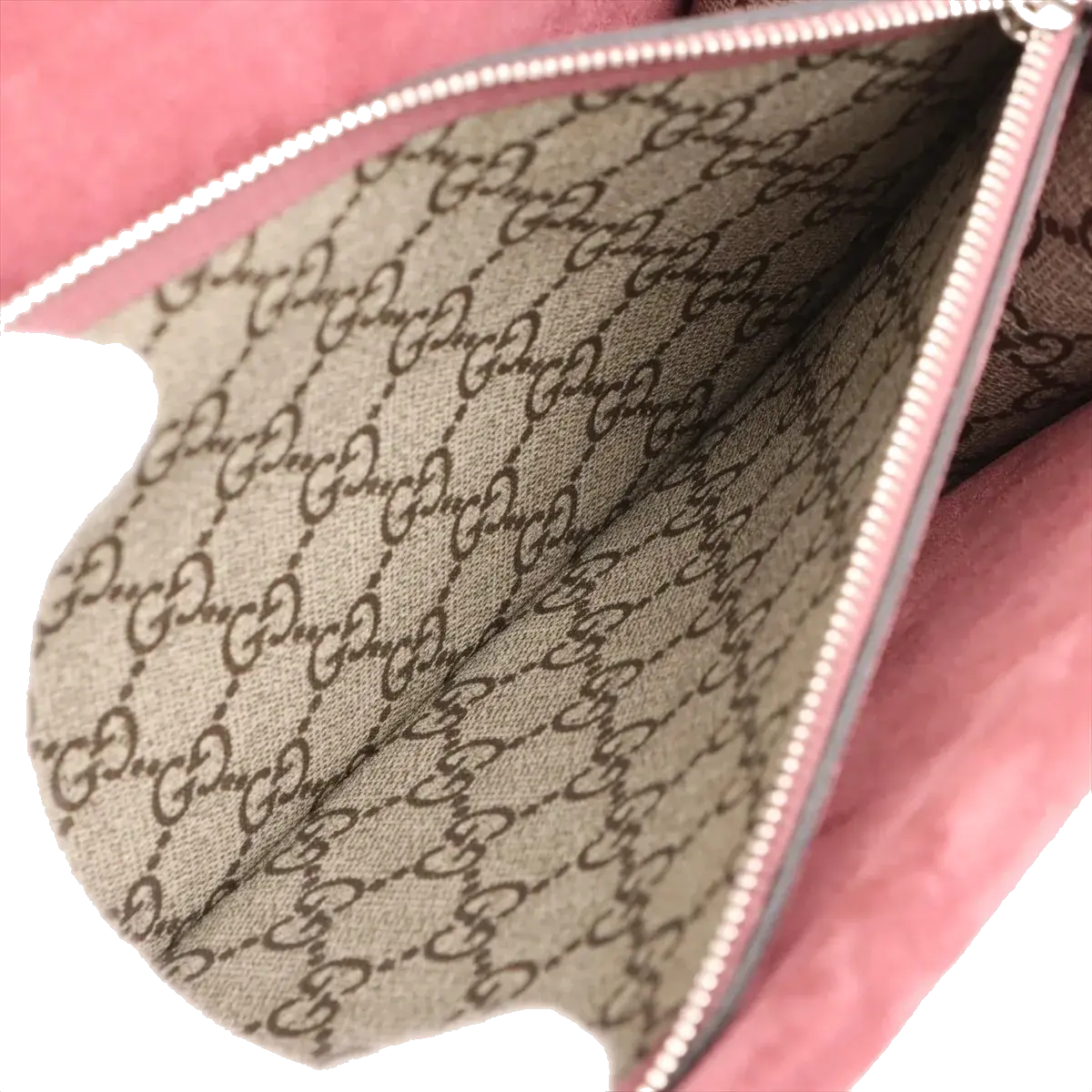 Pre-Loved Dionysus Blooms Shoulder Bag Monogram Coated Canvas Small with Aged Silver Hardware, Beige Ebony