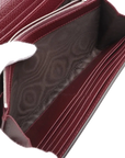 Pre-Loved Dionysus Chain Wallet Crossbody Bag Leather Mini with Aged Silver Hardware, Burgundy