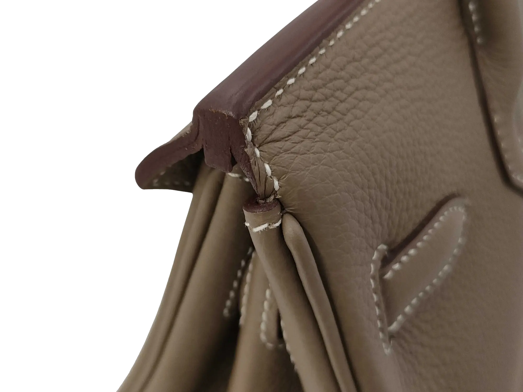 Pre-Loved Birkin Handbag Leather 30 with Gold Hardware, Etoupe