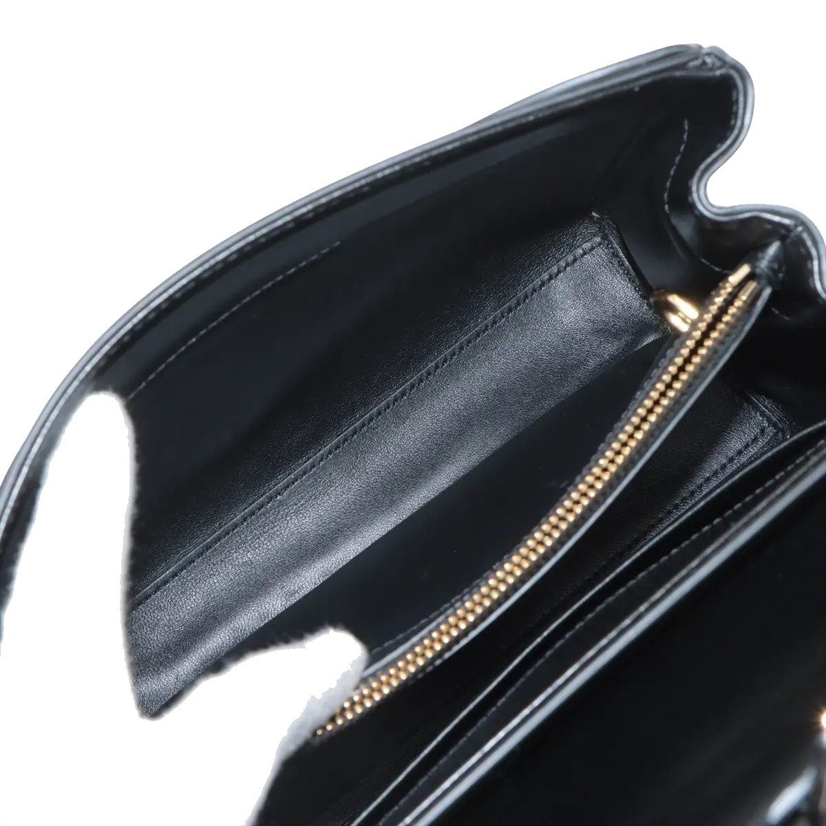 Pre-Loved 16 (Seize) Handbag Leather Small with Gold Hardware, Black