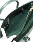 Pre-Loved Sac de Jour Tote Leather Small with Gold Hardware, Dark Green