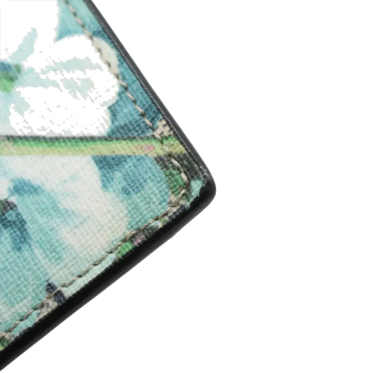 Pre-Loved GG Blooms Zip Pouch Pochette Monogram Coated Canvas with Silver Hardware, Beige Multicolor